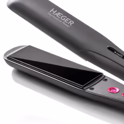 Haeger HS-35B.006A brosse soufflante et fer à lisser À chaleur Noir, Rose 230 W 2,5 m