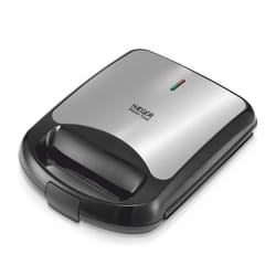 Haeger gaufrier et appareil à croque-monsieur 1500 W Noir, Acier