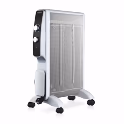 Haeger MH-15W.006A, Mica, IPX0, Intérieure, Sol, Noir, Blanc, 1500 W