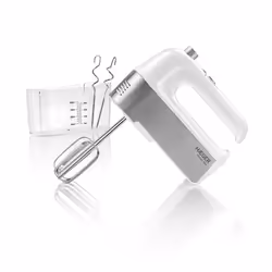 Haeger BL-3HW.015A mixeur Batteur à main 300 W Acier inoxydable, Blanc