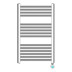 Haeger TW-40C.007A sèche-serviettes électrique 400 W Chrome