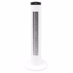 Haeger TF-032.004A, Ventilateur vertical domestique, Noir, Blanc, Sol, 53 dB, 1080 m³/h, 90°