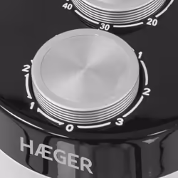 Haeger TF-032.004A ventilateur Noir, Blanc