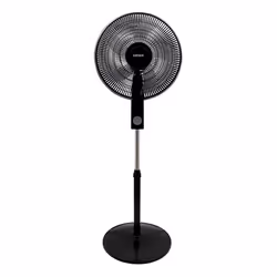 Haeger SF-16B.014A, Ventilateur à lame domestique, Noir, Sol, 40 cm, 4462,2 m³/h, 90°