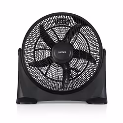 Haeger FF-020.007A, Ventilateur de sol industriel, Noir, 50 cm, 68,91 dB, 0 - 180°, 82,9 m³/h