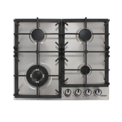 Haeger PG-4GI.005A plaque Acier inoxydable Intégré 60 cm Gaz 4 zone(s)