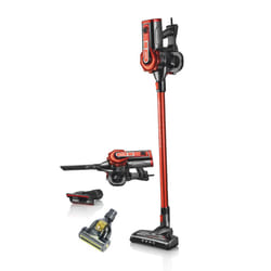 Haeger VC-600.047A aspirateur balai et balai électrique Aspirateur-balai 2 en 1 Secteur Sec Sans sac 0,6 L 600 W Noir, Rouge