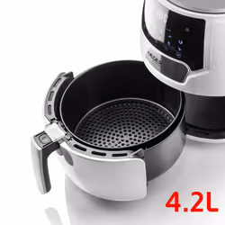 Haeger AF-D42.007A friteuse Unique 4,2 L 1500 W Friteuse d’air chaud Noir