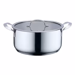 Haeger PA-20H.002A, Rond, Poêle polyvalente, Acier inoxydable, Acier inoxydable, 20 L, Vitrocéramique, Electrique, Gaz, Induc ...
