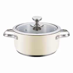 Haeger PA-20H.007A, Rond, Poêle polyvalente, Beige, Acier inoxydable, Acier inoxydable, 20 L, Vitrocéramique, Electrique, Gaz ...
