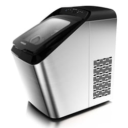 Haeger Frozen Pro Machine à glaçon incornporé/sur pied 15 kg/24h 145 W Noir, Acier inoxydable