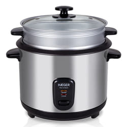 Haeger RC-18L.001A cuiseur à riz 1,8 L 700 W Acier inoxydable
