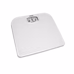 Haeger BS-MEC.013A, Pèse-personne mécanique, 130 kg, 1 kg, Blanc, kg, Carré