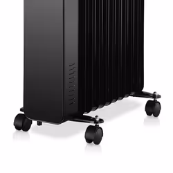 Haeger Digital XI Intérieure Noir 2500 W Chauffage électrique à bain d’huile