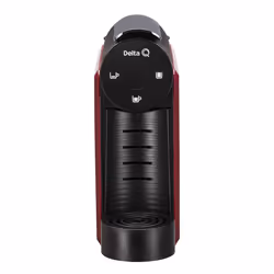Delta Q miniQool, Cafetière à dosette, 0,6 L, Capsule de café, 1200 W, Rouge