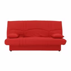 DREAM Banquette clic clac 3 places - Style et design contemporain - Métal - Tissu 100 % coton - Ferme - Mousse polyuréthane 2 ...