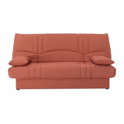 Description générale Banquette clic clac 3 places en tissu Terracotta au style contemporain, parfaite pour apporter une touch ...