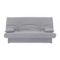 DREAM Banquette clic clac 3 places - Tissu gris clair - Slyle contemporain - L 190 x P92 cm