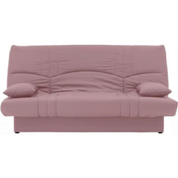 Dream Banquette Clic Clac 3 Places - Tissu Rose - Slyle Contemporain - L 190 X P92 Cm