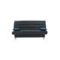 Banquette clic clac 3 places - Tissu anthracite -  Style scandinave - L 190 x P92 cm - LIV