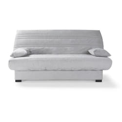 Banquette Clic Clac 3 Places - Tissu Gris Clair - L199 X P96 X H103 Cm - Chloe