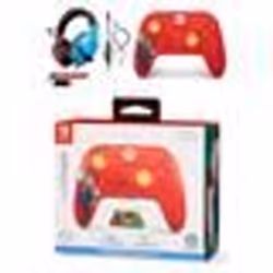 Manette sans fil - Nintendo - Switch - Rouge - Bluetooth - Casque inclus