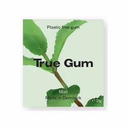 True Gum TGMI, Vert, Menthe, Ovale, 21 g, Boîte, Danemark