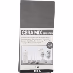 Creativ Company 786500, Poudre, Gris, 1 kg, 0,3 h, 0,5 h, Simply mix with water - mixing ratio: 1kg plaster to approximately  ...