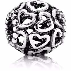 Pandora Perle de verre Femme 790964 Argenté (1 cm)