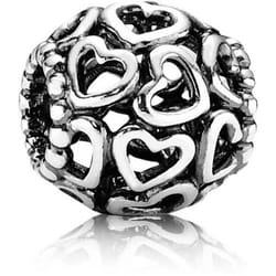 Pandora Perle de verre Femme 790964 Argenté (1 cm)