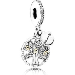 Pandora Perle de verre Femme SPARKLING FAMILY TREE