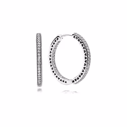 PANDORA Boucles d'oreilles Argenté