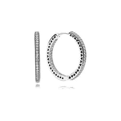 PANDORA Boucles d'oreilles Argenté