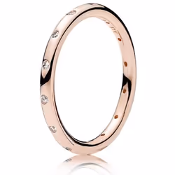Bague - PANDORA - 180945CZ-56 - Or rose - Femme - Élégante