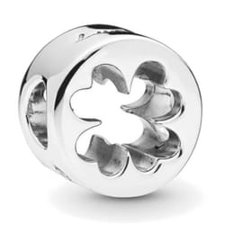 Pandora Perle de verre Femme LUCK & COURAGE FOUR-LEAF CLOVER