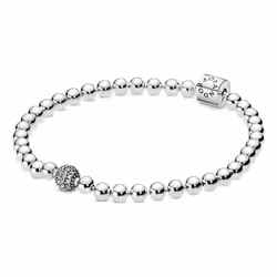 Pandora 598342CZ, Bracelet de perles, Femelle, Argent sterling