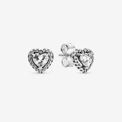 PANDORA Boucles d'oreilles Argenté
