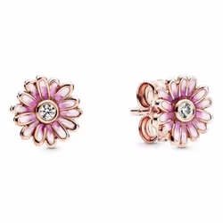 Pandora 288773C01, Femelle, Argent, Fleurs et feuilles, Or rose