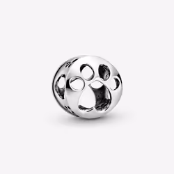 Pandora Perle de verre Femme OPENWORK PAW PRINT