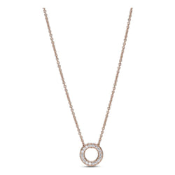 Pandora 387436C01 Collier à chaîne Femelle Or rose