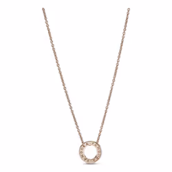 Pandora 387436C01 Collier à chaîne Femelle Or rose