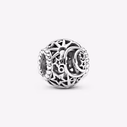 Pandora Perle de verre Femme OPENWORK SUN,STARS & MOON