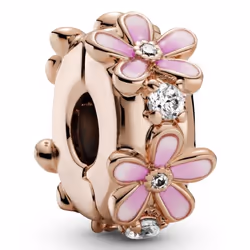 Pandora 788809C01, Or rose, Femelle, Fleurs et feuilles, Or rose
