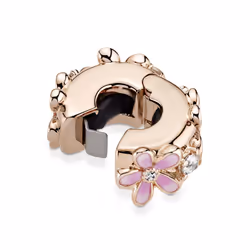 Pandora 788809C01 Fleurs et feuilles Or rose - Vue supplémentaire 4