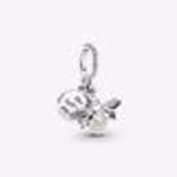 Charm Pandora - Firefly - Argent 925 - Brille dans le noir - Pendentif en verre - Femme