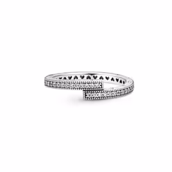PANDORA Bague Femme Signature taille 52 Réf 199491C01-52 argent 925