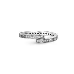 PANDORA Bague Femme Signature taille 52 Réf 199491C01-52 argent 925