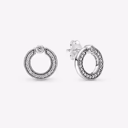 PANDORA Boucles d'oreilles Transparent