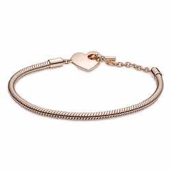 Pandora 589285C00 Bracelet à mailles Hearts & Love Femelle Or