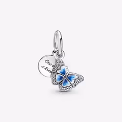 Pandora Perle de verre Femme BLUE BUTTERFLY
